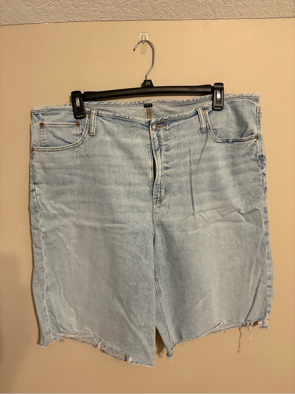American Eagle Outfitters Light Blue Denim Bermuda Shorts
